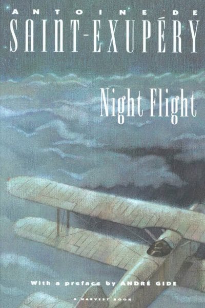 The front page of the book Night Flight by Antoine De Saint-Exupéry