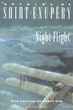 The front page of the book Night Flight by Antoine De Saint-Exupéry
